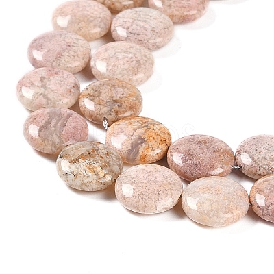 Natural Cherry Blossom Agate Beads Strands G-L246-24-1