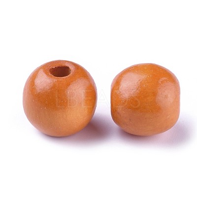 Dyed Natural Wood Beads WOOD-Q006-18mm-M-LF-1
