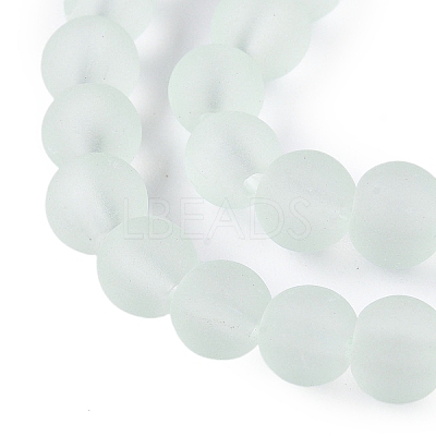 Baking Paint Transparent Glass Bead Strands X-GLAA-S031-6mm-29-1