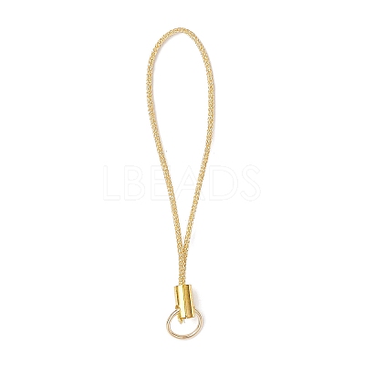 Polyester Metallic Thread for Making Mobile Straps AJEW-JB01374-01-1