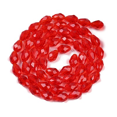 Transparent Glass Beads Strands EGLA-N013-T10mm-D12-1