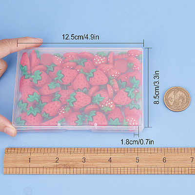 60Pcs 2 Style Resin Cabochons CRES-SC0002-36-1