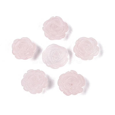 Natural Rose Quartz Carved Beads G-Q601-41C-02-1