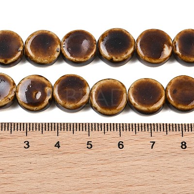 Vintage Style Glazed Porcelain Beads PORC-B002-12-03-1