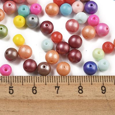 Baking Paint 3/0 Glass Seed Beads SEED-A034-02A-1