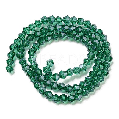 Transparent Electroplate Glass Beads Strands LS-EGLA-A039-T3mm-A10-1