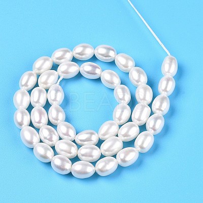 Natural Cultured Freshwater Pearl Beads Strands PEAR-N012-07U-1-1