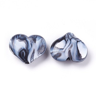 Acrylic Imitation Gemstone Beads MACR-E205-09G-1