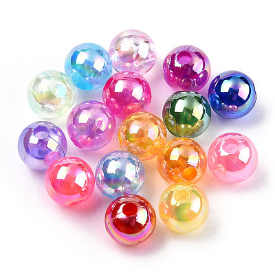 Transparent Acrylic Beads X-MACR-T046-01D-1