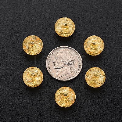 Transparent Crackle Acrylic Beads X-MACR-S373-66A-N13-1