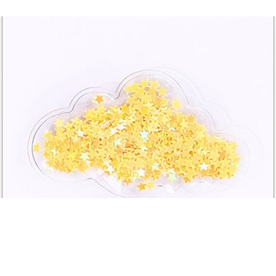 Quicksand Sequin Plastic Cabochons X-OHAR-CJC0002-04C-1
