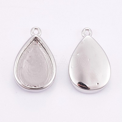 Brass Pendant Cabochon Settings LS-ZIRC-E149-27P-1
