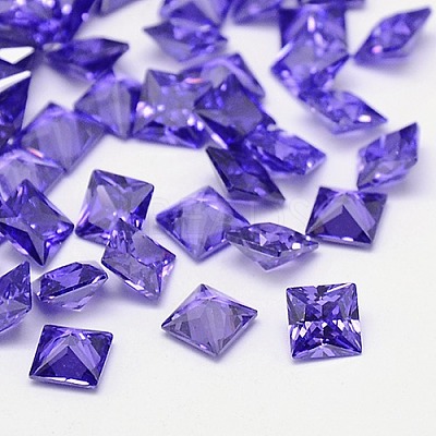 Cubic Zirconia Cabochons X-ZIRC-M004-7x7mm-004-1