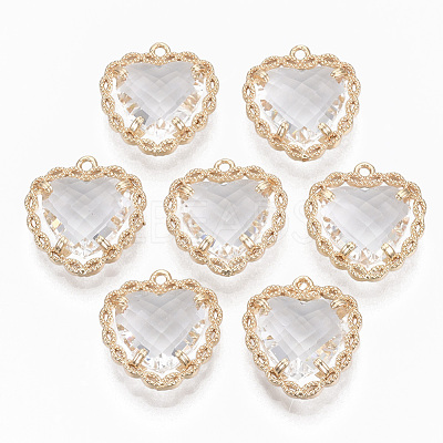 Glass Pendants GLAA-T021-04K-1