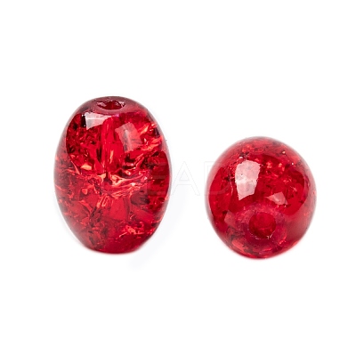 24 Colors Transparent Crackle Glass Beads CCG-JP0001-01C-1