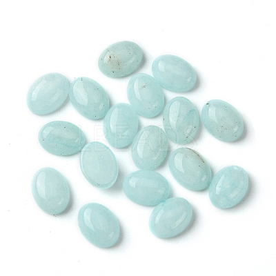Natural White Jade Cabochons G-A094-01B-30-1