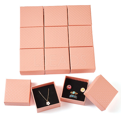 Rhombus Textured Cardboard Gift Storage Boxes CON-TAC0010-03B-05-1