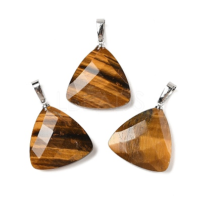 Natural Gemstone Pendants G-L614-D04-P-1