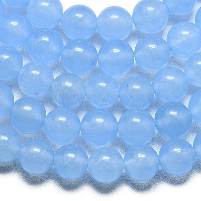 Natural Malaysia Jade Beads Strands G-L645-C01-8mm-21-1