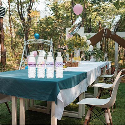 1 Bag Self-Adhesive Plastic Labels Stickers DIY-CN0002-09G-1