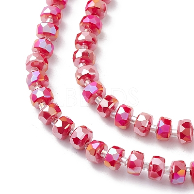 Glass Beads Strands GLAA-G095-05F-1