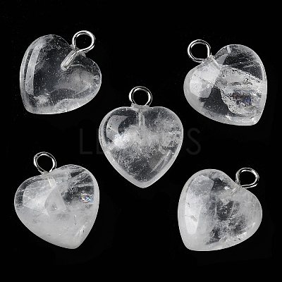 Natural Quartz Crystal Pendants G-E603-01P-10-1