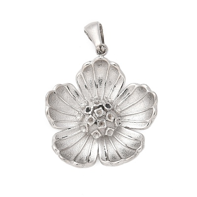 304 Stainless Steel Pendants STAS-Q349-01A-P-1