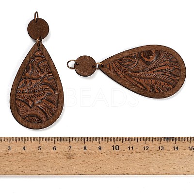 Wood & Leather Big Pendants WD-CBAE7F9-01A-1