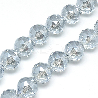Electroplate Glass Bead Strands EGLA-S137-07-1