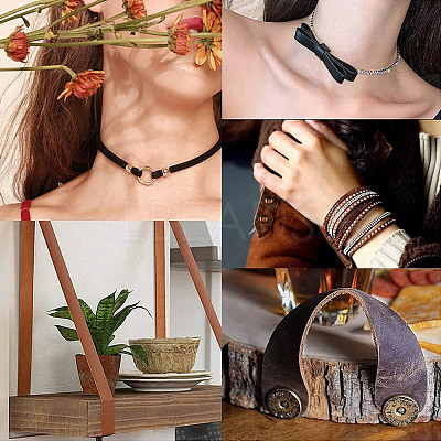 Flat Leather Jewelry Cord WL-GF0001-06A-01-1