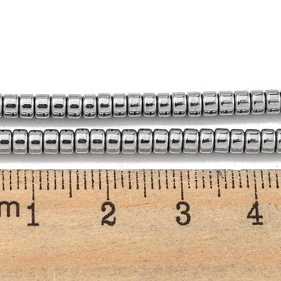Electroplated Synthetic Non-magnetic Hematite Beads Strands G-K361-A02-01-1