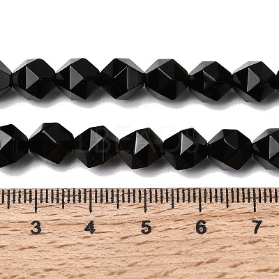 Natural Golden Sheen Obsidian Beads Strands G-Z119-A10-02-1