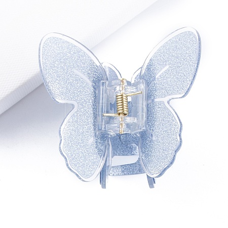 Butterfly PVC Claw Hair Clips PW-WG64107-06-1