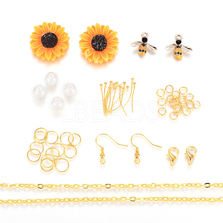 DIY Earring & Necklace Jewelry Set Making DIY-JP0003-90-1