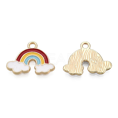 Alloy Enamel Pendants X-FIND-N048-020-1