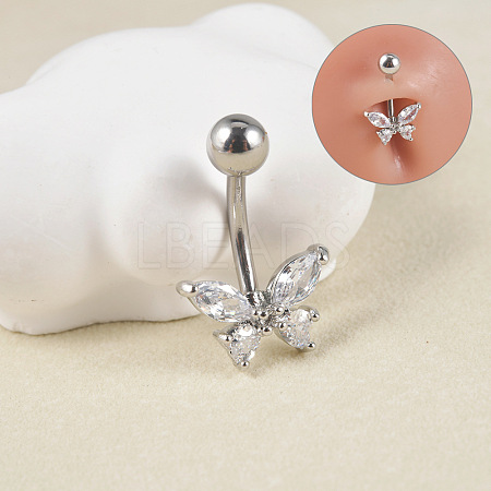 304 Stainless Steel Belly Rings WGA7D27-08-1