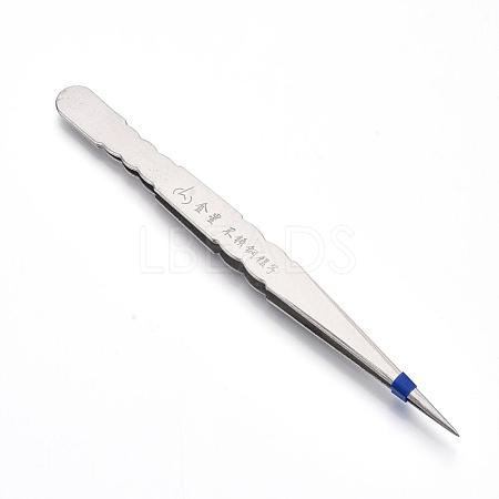 Tarnish Resistant Stainless Steel Beading Tweezers TOOL-R017-1