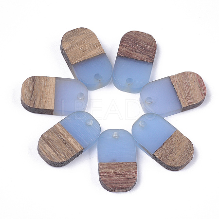 Resin & Walnut Wood Pendants RESI-S358-41C-1