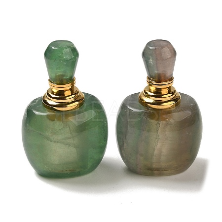 Natural Fluorite Dropper Perfume Bottles DJEW-H010-05G-03-1