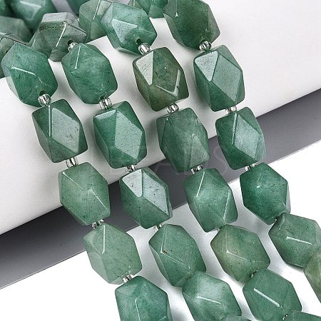 Natural Green Aventurine Beads Strands G-Q608-11L-1