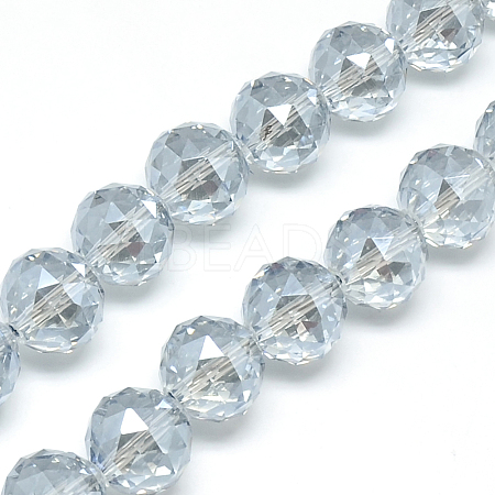 Electroplate Glass Bead Strands EGLA-S137-07-1