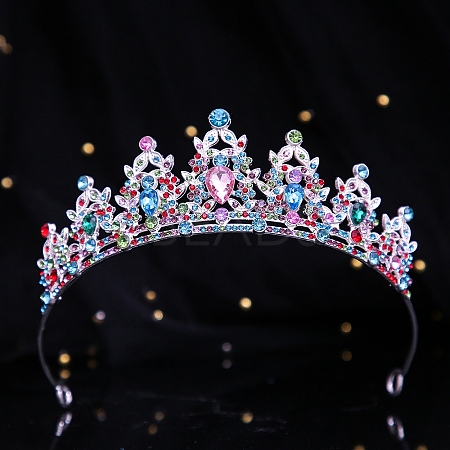 Children's Alloy Rhinestone Crown Hair Bands PW-WGC6E7E-01-1