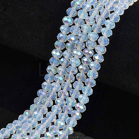 Electroplate Glass Beads Strands EGLA-A034-J3mm-L07-1