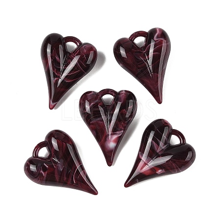 Acrylic Pendants OACR-M025-01G-1