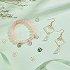 40Pcs 4 Colors 304 Stainless Steel Charms STAS-UN0030-85-5