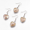 Shell Dangle Earrings EJEW-F162-D01-1