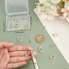 10Pcs 2 Colors Eco-friendly Brass Toggle Clasps KK-BBC0025-30-3