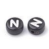 Opaque Acrylic Beads SACR-N002-02N-1