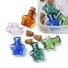 10Pcs 5 Colors Mini High Borosilicate Glass Bottle Bead Containers GLAA-FS0001-70-3