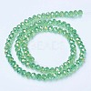 Electroplate Glass Beads Strands X-EGLA-A034-T6mm-B11-2
